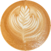 Isa Kits voor professionele ondersteuning in de horeca. Afbeelding van een barista cappuccino met een bloem.